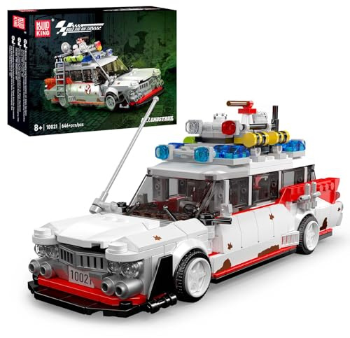 Mould King Small Bus Model Kit, Minibus Car Building Block Set | 646 Pieces Classic Car Model Kit, Collectible Convertibles Car Building Blocks Set