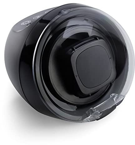 Versa Watch Winder for Automatic Watches - Direct Drive Motor, Touch Button Settings, 12 Settings, Display Light, Adjustable Pillow, Compact Design - Single Watch Winder for Rolexes