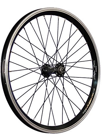 20 Zoll Vorderrad Grünert Dynamic4 Alunabe Schnellspanner schwarz