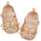 Unisex Neugeborenen Baby Schuhe, Sunday Säugling Mädchen Jungen Krabbelschuhe Herbst Krippeschuhe Turnschuhe rutschfest Ballerinas Taufschuhe Baby Geschenk 0-18 Monate (Gold -3, 6-12 Monate)
