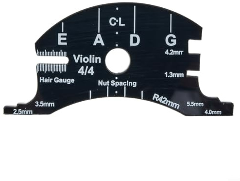 Intuitive Measurement Violin Bridge Template, Multifunctional Cello Tool (Violin 4/4)