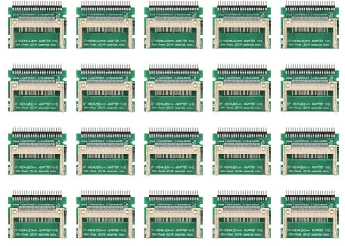 Lckiioy 20 x kompakt kort till IDE 44 stift 2 mm manlig 2,5 HDD Bootable adapter omvandlare