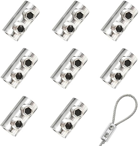 8 Stück Drahtseilklemme Edelstahl