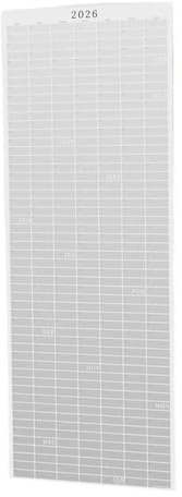 Calendario da parete 2026, design decorativo, 30,5 x 91,5 cm, calendario per la pianificazione familiare, planner annuale da parete, facile da leggere, ideale per uffici e sale studio