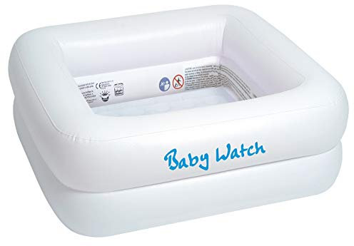 Happy People 18122 Planschbecken-18122 Babywatch Planschbecken, Weiss, 85 x 33 x 85 cm, Weiß