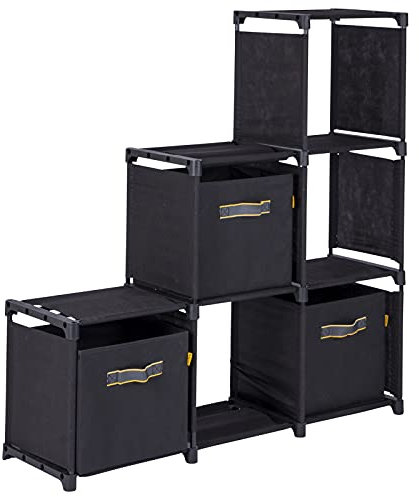 Bo-Camp Faltschrank Troutman Campingschrank Stoff Schrank Schubladen Garderobe
