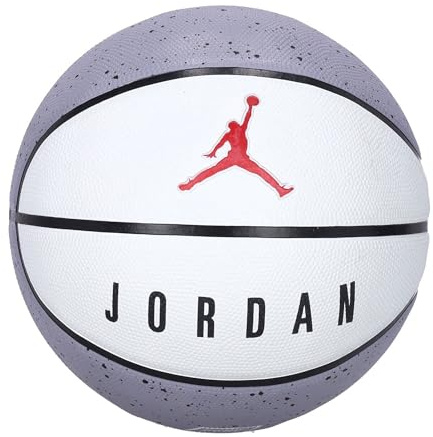 Nike Unisex Jordan Playground 2.0 8P Deflated Balón de Baloncesto Cement Grey/White/Black/Fire Red 7