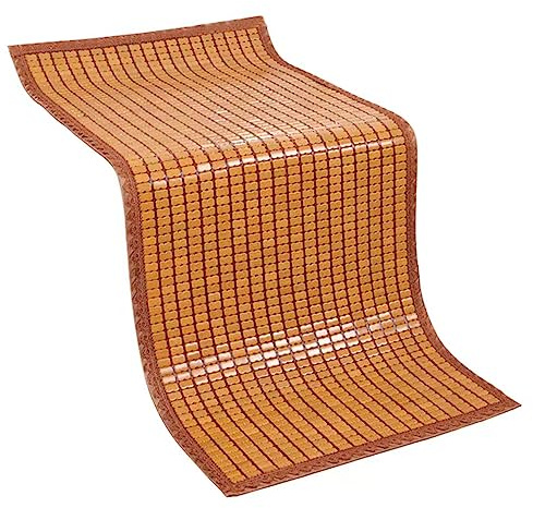 NIANXINN Colchoneta de Bambú,Estera de Dormir Refrescantes de Verano,Colchón de Bambú Natural,Esterilla Mahjong de Bambú,Cojín de Asiento Fresco de Bambú,para Cama Sofá Silla (80x180cm)