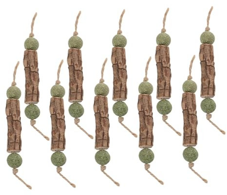 COLLBATH 10pcs Catnip Ball Silvervine Toys Kitten Chew Toys Cat Sisal Ball Catnip Chewing Rope