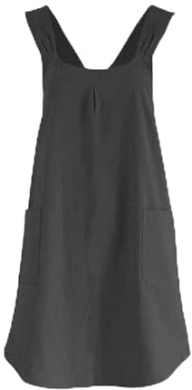 Grembiuli Incrociati Da Donna Con Tasche, Grembiule Incrociato Sul Retro, Grembiuli Da Chef Con Tasche, Grembiuli Da Lavoro Con Tasche, Grembiuli Da Forno Multifunzionali Per Dipingere Cucinare (B)