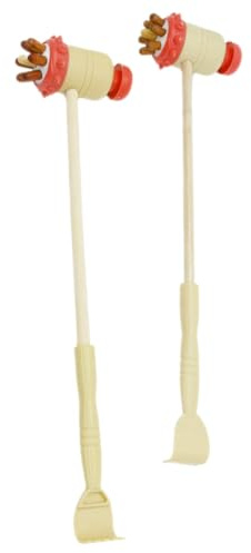VALICLUD 2piezas Martillo de Masaje de Espalda Masajeador Manual de Hombros Martillo de Madera Multifunción para Masaje de Espalda Lumbar Uso Gimnasio o Hogar