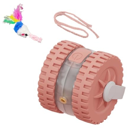 Ylnailky Pelota Interactiva para Gatos - Pelota Inteligente para Gatitos con Movimiento,Juguete Creativo para Estimulación Mental y Ejercicio Físico