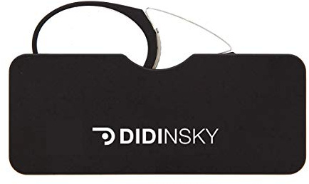 DIDINSKY ORSAY Gafas de Lectura sin Patillas | Marco Ligero y Resistente | Quevedos Compactos 6g | Adhesivo para Móvil | Diseño Retro Vintage | 5 Graduaciones +1.0 a +3.0