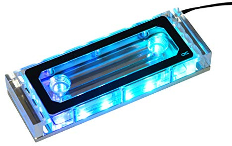 Alphacool 17467 Aurora Plexi X4 D-RAM Wasserkühler Wasserkühlung HDD/RAM - Kühler
