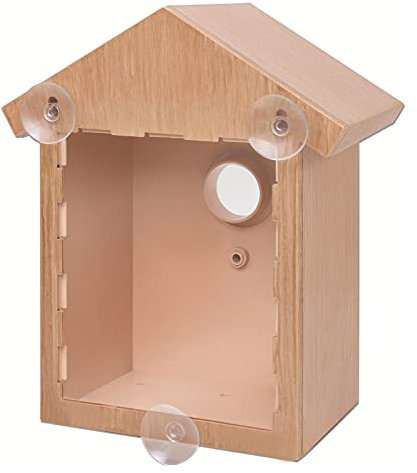 Wildvogelbeobachtung Nistkasten Set Vogelhaus Bausatz mit Fenster und Einwegspiegel Folienhaus