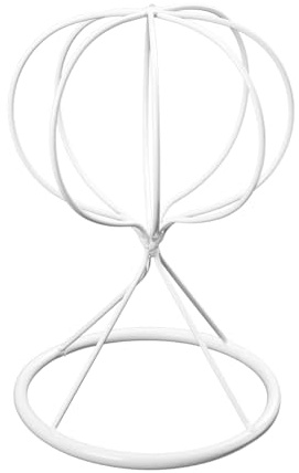 Tomaibaby Hat Display Stand 8.7 Inch Iron Hat Holder for Home and Retail Use Square Design Ideal for Organizing Hats and Wigs