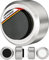 Raumhero Türstopper Wand Edelstahl (1x) Wandpuffer zum Schrauben - 100% Made in Germany - Türpuffer Wand, Türstopper Wandmontage - Edles Design für Zuhause (zum Bohren, Schwarz)