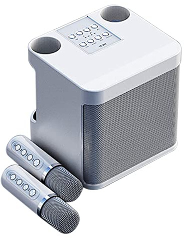 Graootoly -203 Altavoz Micrófono Set Home Equipo de canto inalámbrico Bluetooth KTV cambiador de voz -