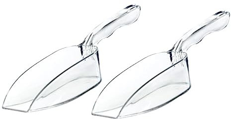 Cabilock Pelle Multi-Usages En Pc Transparent 8.6 Pouces Accessoire De Cuisine Ergonomique Pour Aliments Et GlaçOns Avec Fond Plat Pour Cuisine Polyvalente