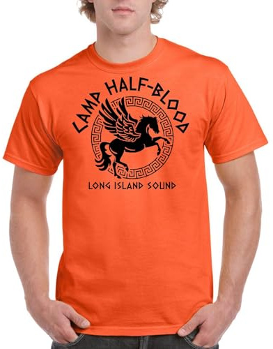 the Fan Tee Camiseta de Hombre Percy J Dioses griegos Zeus Jupiter Ares Half Blood Camp 001 M