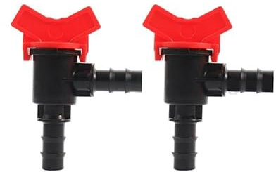 1pc L-Shaped Control Valve Water Connector Suitable for 16mm Pipe Hose Garden Watering Hoses 90 Degree Waterstop Switch