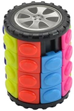 Cylinder Magic Cube Twist Puzzle Intelligence Toys Kids Adults Gift 4x4