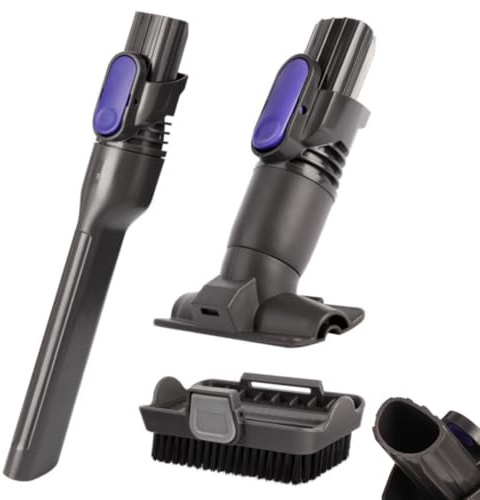 IX141 Vacuum Crevice Tool Brush Replacement Parts Compatible with Shark Pet Cordless Stick IX141 IZ462H IZ483H IZ363HT IZ361H IZ163H IZ362H Removable Two-in-one for D-Shaped Tool Brush Attachments