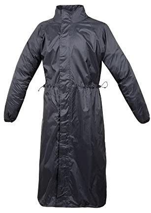 Tucano Urbano giacca antipioggia moto lunga Parabellum. Mantella antipioggia moto fino al polpaccio. Antipioggia uomo e donna. Impermeabile moto e scooter unisex, idrorepellente, antivento. Tg M-L