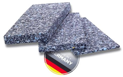 Saarschaum Verbundschaum Platten RG 80 • 202x102x4cm • Premium Verbundschaumstoff Schaumstoffplatten • Hartschaumstoff Meterware • Schwerschaum Dämmplatten Schallisolierung