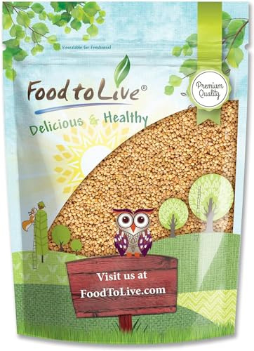 Food to Live - Clover Seeds for Sprouting, 3 Pounds Pure, Vegan, Kosher, Bulk. Edible Seeds. Rich in Vitamin C. High Germitation Rate. Grow Sprouts, and Microgreens.