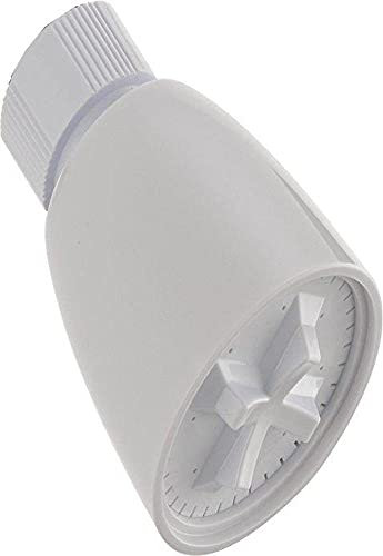 DELTA FAUCET 76187WH, White Single-Setting Shower Head