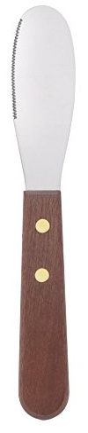 HIC Kitchen Spreader, Stainless Steel Blade with Beechwood Handle