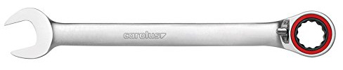 Carolus/Gedore Maul-Ringratschenschlüssel 34 mm, 15° abgewinkelt, umschaltbar