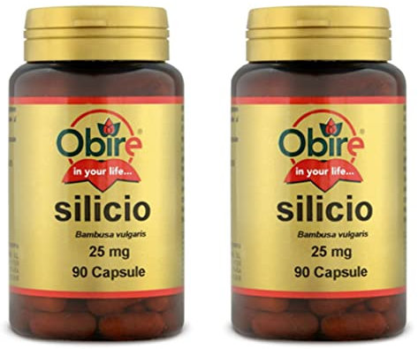 Obire Silicio Organico 90 compresse (2 barattoli) - rinforza ossa unghie denti