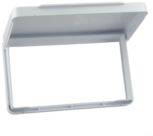 Cubierta Impermeable para Enchufe Doble, Protector para Interruptor Pared 86D Blanco Ultra Delgado y Seguro para Baño, Cocina, Dormitorio