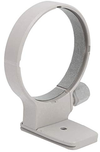 Generic Collare per Treppiede per Obiettivo in Metallo, Accessorio in Lega di Alluminio Grigio per Fotocamera 70200mm F2.8, Staffa di Processo Integrata CNC Durevole con Regolazione, Ideale per i