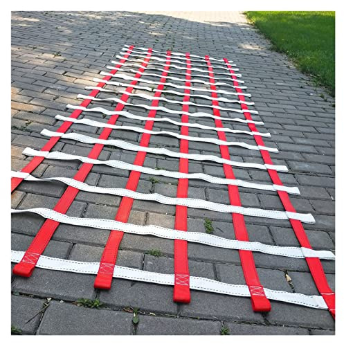 Heavy Du - Scala da arrampicata per bambini e adulti, 9 x 2,4 m, per parco giochi a ostacoli, set altalena con rete sicura divertente e sicura