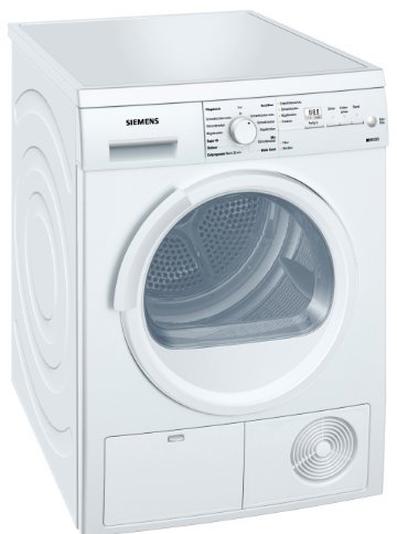 Siemens WT46E305 Sèche-linge à condensation, B, 7 kg, 3,9 kWh/blanc, système de tambour softDry, duoTronic