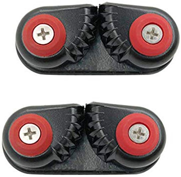 Gazechimp 2 STK. Φ 15mm Schotklemme Seilklemme Curryklemme Cam Cleat für Segelboot Schlauchboot