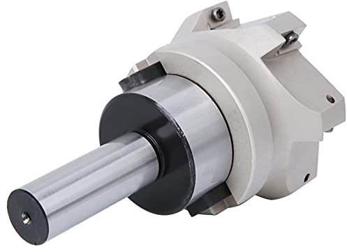 Vástago Fresas de Extremo de Cara Indexable Fresa de Eje Portabrocas de Pinza Con Insertos de Fresado Llave Para Metal Acero Inoxidable(10Pcs Milling Inserts)