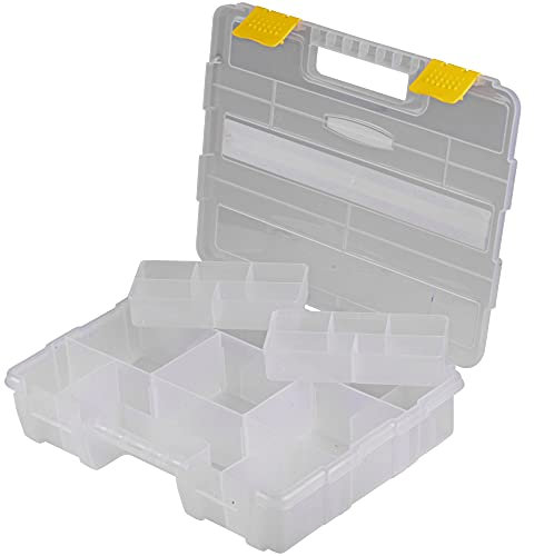 Spro Predator 22x29x6cm HD Tackle Box M - Kunstköderbox zum Spinnfischen, Tacklebox für Gummifische & Wobbler, Angelbox für Raubfischangler