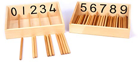 BSM Edufun - Pédagogie Montessori - Jeux Construction - BOITES des FUSEAUX - EF91310