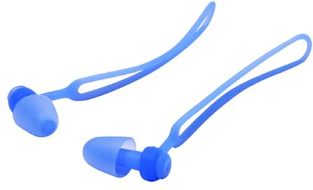 Toyvian Tappi per Orecchie da Nuoto con Corda Silicone Morbido Ergonomici Forma di Fungo per Uomo Donna Protezione Acqua Sicura e Comfort Ottimale
