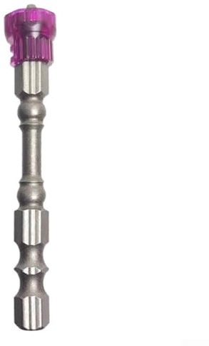 Magnetisk PH2 korsskruvmejsel, 1 st 65 mm för möbelmontering och användning, legering stålkonstruktion (lila)