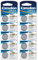 Camelion 10-er Pack Lithium Knopfzelle 3 V, DL2032/5004LC CR2032