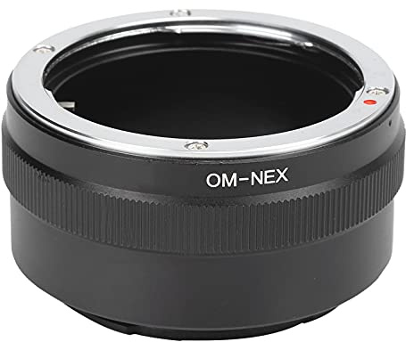 Lens Adapter, Aluminum Alloy OM-NEX Converter Adapter Ring for OLYMPUS OM, Lens for Sony E, Mount Camera