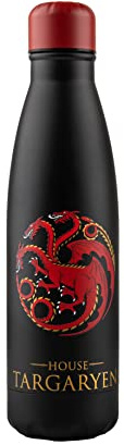 Cinereplicas Game of Thrones - Botella isotérmica 500ml Acero inoxidable - Licencia Oficial (Targaryen)
