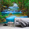 Selbstklebende Wandtapete 3D Wasserfälle Natur Landschaft Fototapete Badezimmer Toilette Küche Home Dez wohnzimmer tapeten tapete wand für schlafzimmer retro geometrisch fototapete-300cm×210cm