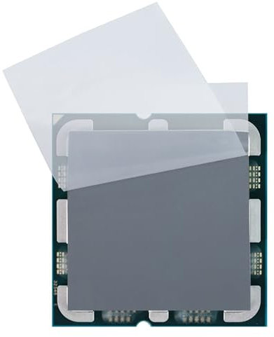 Gelid Solutions HeatPhase Ultra kompatibel mit AMD, 40x40x0,2mm, 8,5W/mk Wärmeleitpad für CPU, einfache Anwendung, nicht elektrisch leitfähig, Farbe Grau