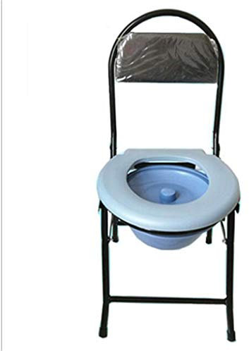 Toilet Chair，High Back Seat Chair Foldable Toilet Seat Old Man Seat Chair With Commode